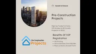 Pre construction Projects