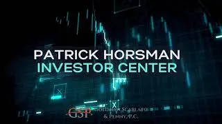 Patrick Horsman Investor Alert