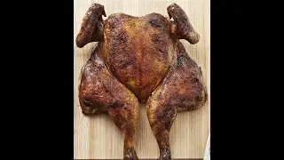 Pellet Smoked Spatchcock Chicken