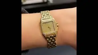 ✨ Montre CARTIER &laquo; Panth&egrave;re &raquo; 🐾 en or jaune et diamants 🐾 CARTIER &ldquo;Panth&egrave;re&rdquo; watch 🐾
