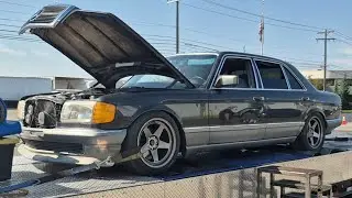 Mercedes 300sdl Superturbo om606 Dyno pull