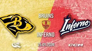 Bruins vs Inferno - Junior B - 25th January - iceHQ Rec League ice hockey