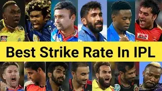 Best Strike Rate In IPL History 🏏 Top 25 Bowler 😱 #shorts #kagisorabada #jaspritbumrah