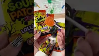 Sour Patch Kids Lollipops #candy #asmr #sourpatchkids