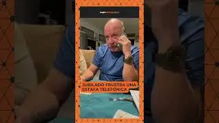 ⭕ Jubilado frustra una estafa telef&oacute;nica y todo queda registrado en un video viral