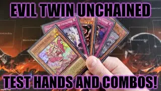 HOW TO PLAY AN EVIL TWIN UNCHAINED DECK! TEST HANDS AND COMBOS! (DECEMBER 2021) YUGIOH!
