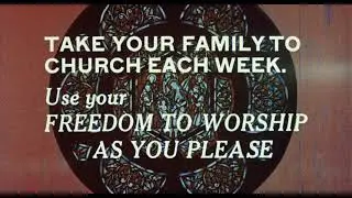 [4K] Take Your Family to Church PSA (Alexander Film Co., 1955)