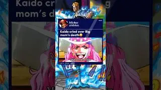 Kaido cried over Big Mom😔 #onepiece #kaido #shorts