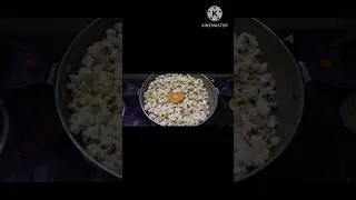 homemade popcorn orange🟠 flavour
