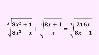 An Intriguing Radical Equation | Crack This Algebra Challenge