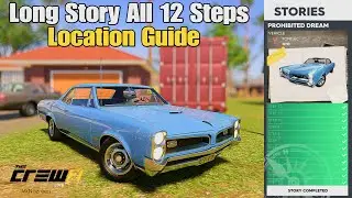 The Crew 2 Prohibited Dream Long Story - All 12 Step Location Guide & Pontiac GTO 1966