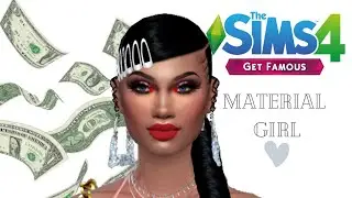 THE SIMS 4: CAS &ndash; MATERIAL GIRL SERIES. (BLACK SIMMER).