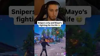 SNIPERS ONLY IS HARD 😞 Subscribe pls 😊#fortnite #mayo #mayorichh #shorts #gaming #USA #UK #fyp