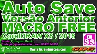 CorelDRAW 2018 Atualização Macro SimpleSave PtBR