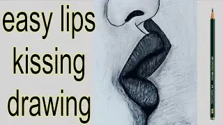 How to Draw Realistic Lips | Easy Lip Sketch Tutorial with Pencil Shading