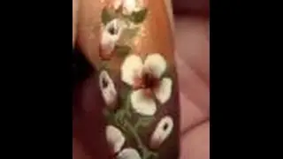 Vintage One Stroke Rusty Flowers