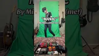 #manic is available on all streaming platforms! #mileslarge #guitar #cover #rock #solo #punk #funk