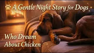 🐾 Bedtime Story for Dogs | Dogs Who Dream of Chicken 🐾 | Calm Sleep Aid