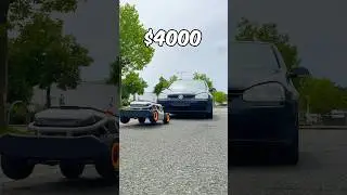 $100 VS $4000 RC VS REAL CAR 😳🚀
