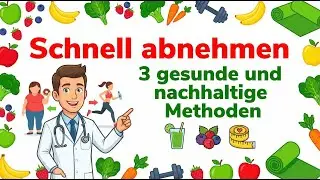 Schnell abnehmen: 3 gesunde und nachhaltige Methoden