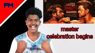 Master celebration begins|| good news at end of this worst year|| thalapathy|| pongal