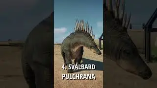 TOP 5 AMARGASAURUS SKINS IN LESS THAN 30 SECONDS | Jurassic World Evolution 2 #shorts