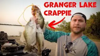 Free CRAPPIE fishing spots on Granger Lake (TPWD Fish Attractors)