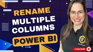 Rename Multiple Columns in Power BI Using M