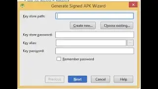 How to Generate Signed APK Using Android Studio 3.2.1 - 2019
