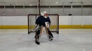 Private Goalie Training Lesson | Footwork & Rebound Control | Hockey Goalie Coach Tips & Tricks