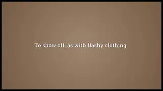 Flaunt Meaning