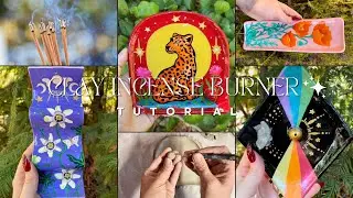 Making Incense Burners with Air Dry Clay | A Step by Step Tutorial