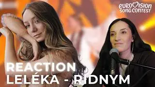 Vocal Coach Reacts to Lel&eacute;ka - Ridnym | Ukraine Eurovision 2026