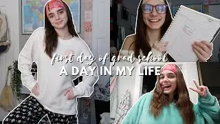 📚📝 DAY IN MY LIFE: first day of grad school | online msw student