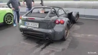 Donkervoort D8 GTO EXHAUST SOUND START UP | RIDE & FLY BY | NsCars | Cars&BusinessGermany |