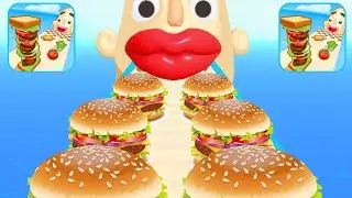 Sandwich Runner,Lipstick Runner,Acne Runner 🧟&zwj;♀️😈All Levels Gameplay Android,ios #gameplay #tiktok