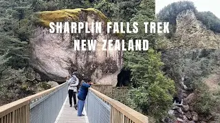 New Zealand Tour #travel vlog #sharplin falls hiking #trekking #falls #newzealand 