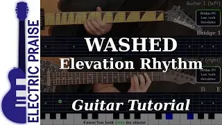 WASHED - Elevation Rhythm | Electric Guitar Playthrough (With TABS)
