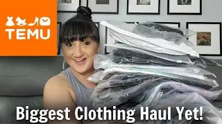 Biggest TEMU Clothing Haul Yet! | 10/30/23 | That Was A Lot Of Things To Try On