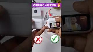 World 1st Display Earbuds ⚡️With ANC + ENC 🔥 #shorts #youtubeshorts