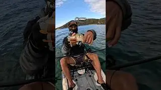 Pesca com jumping jig, praia do canto B&uacute;zios #pescaria #fishing #buzios #pescadecaiaque