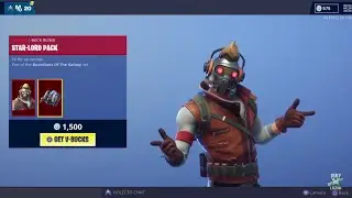 Fortnite *GOTG* STAR-LORD SKIN!!!  (Item Shop - 30/04/2019)
