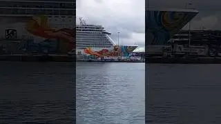 🌊 The Norwegian Getaway Ship, & The Red Funnel Ferry 🌊 #Southampton