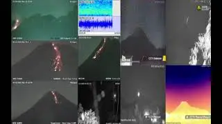 Guguran Lava Pijar Gunung Merapi 22 September 2025 19.30 WIB