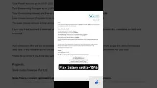 flex salary settlement in 20% | flex salary loan settlement in 20% | flex salary app loan settlement