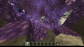 Minecraft Longplay: Underground Cavern Project: Part 20 Making Amethyst Oasis Contin (No Commentary)