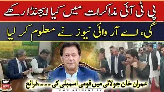PTI's demands in dialogue with PDM govt revealed