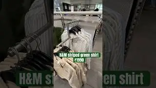 H&M green striped shirt ₹1990 (April-2024) #viral#trending #fashion #style #explore #clothing#H&M