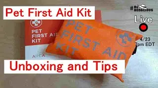 Pet first aid kit and service dog information livestream