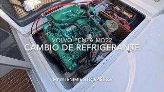 cambio de refrigerante Volvo Penta MD22